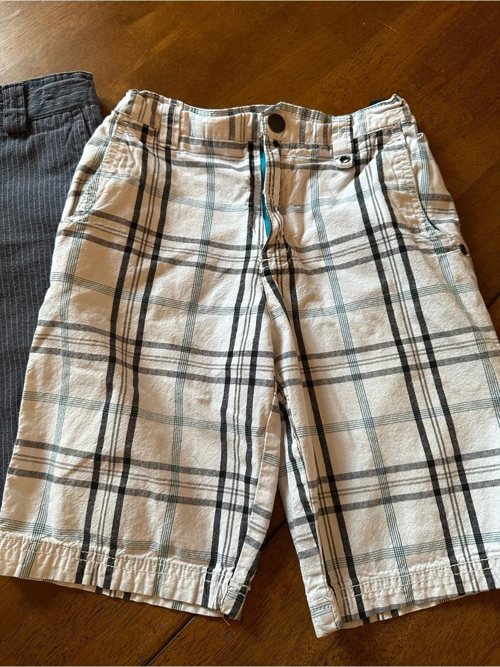Shaun White White Plaid Casual Kids Shorts